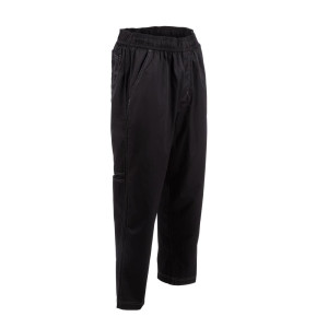 Pantalon De Cuisine Mixte Baggy Noir - Taille L - Chef Works - Fourniresto