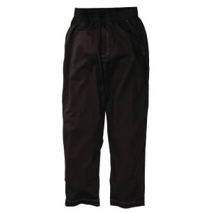 Unisex Black Baggy Kitchen Pants - Size S - Chef Works - Fourniresto