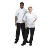 White Short Sleeve Boston Kitchen Jacket - Size S - Whites Chefs Clothing - Fourniresto