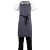 Tablier Bavette Gris Anthracite en Polycoton 711 x 965 mm  - Whites Chefs Clothing - Fourniresto