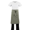 Server Apron Olive in Polycotton 1000 x 700 mm - Whites Chefs Clothing - Fourniresto