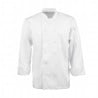 White Unisex Long Sleeve Calgary Kitchen Jacket - Size L - Chef Works - Fourniresto