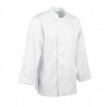 White Unisex Long Sleeve Calgary Kitchen Jacket - Size XL - Chef Works - Fourniresto