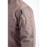 Unisex Graphite Gray Hartford Zipper Chef Jacket - Size L - Chef Works - Fourniresto