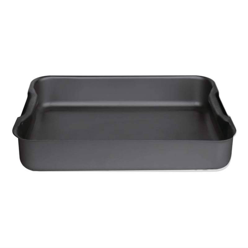 Roasting Dish in Anodized Aluminum 370 x 265 mm - Vogue - Fourniresto