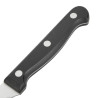 Meat Knife with Black Handle Serrated Blade 215 mm - Set of 12 - Olympia - Fourniresto