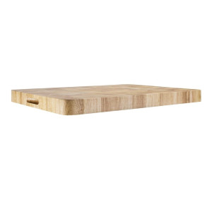 Rectangular Wooden Chopping Board 610 x 455 mm - Vogue - Fourniresto