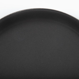 Plateau Rond Noir Antidérapant Ø 280 Mm - Olympia KRISTALLON - Fourniresto