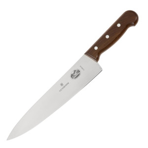 Couteau De Cuisinier À Manche En Bois Lame 25,5 Cm - Victorinox - Fourniresto