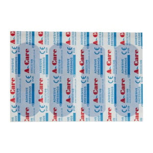 Standard Blue Plasters - 70 x 25 mm - Pack of 100 - FourniResto - Fourniresto