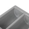 Cutlery Tray Gray with 6 Compartments GN 1/1 325 x 530 mm - APS - Fourniresto