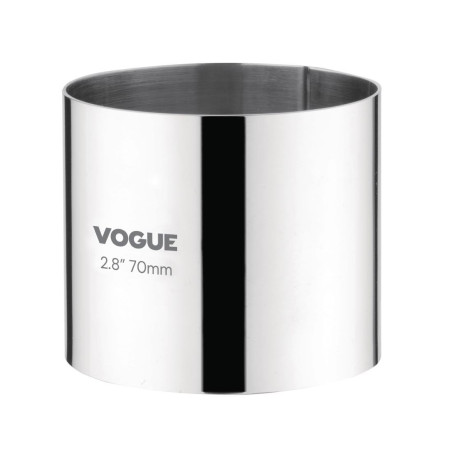 Cercle À Mousse En Inox Ø 70 Mm P 60 Mm - Vogue - Fourniresto