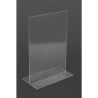 Vertical Acrylic A5 Menu Holder - Olympia - Fourniresto