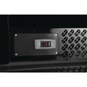 Μαύρο Ψυγείο Βιτρίνας Πάγκου - 100 L - Polar