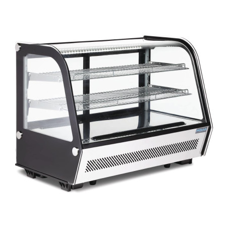 Vitrine Réfrigérée De Comptoir Noire 160 L - Polar - Fourniresto