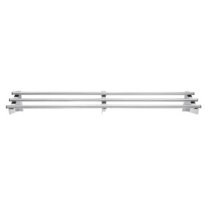 Wall-mounted Tubular Stainless Steel Shelf 1500 mm - Vogue - Fourniresto