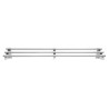 Wall-mounted Tubular Stainless Steel Shelf 1500 mm - Vogue - Fourniresto