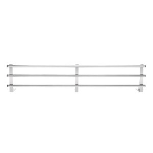 Wall-mounted Tubular Stainless Steel Shelf 1500 mm - Vogue - Fourniresto