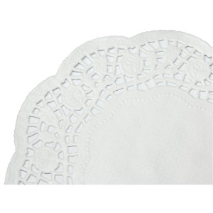 Round Paper Doily Ø 100 mm - Pack of 250 - Fiesta - Fourniresto