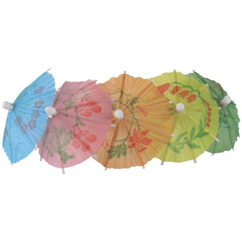 Parasol En Papier De Différentes Couleurs - Lot De 144 - Fiesta - Fourniresto