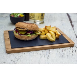 Wooden Support Board for Slate Plate 330 x 210 mm - Olympia - Fourniresto