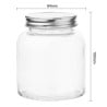 Glass Jar with Screw Lid 330 ml - Set of 6 - Vogue - Fourniresto