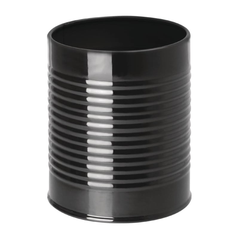 Steel Black Ø 90 mm Can Container - Olympia - Fourniresto