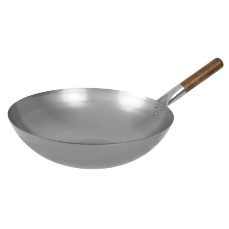 Wok en Acier Fond Hémisphérique Londonwok Ø 38 cm  - FourniResto - Fourniresto