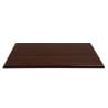 Plateau de Table Rectangulaire Pré Percé Marron Foncé - Bolero - Fourniresto