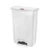 Κάδος με πεντάλ Slim Jim StepOn λευκός 90L - Rubbermaid - Fourniresto