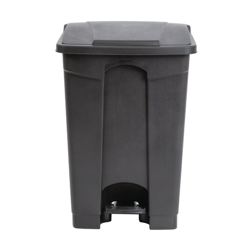 Black 45L Pedal Kitchen Bin - Jantex - Fourniresto