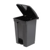 Black 45L Pedal Kitchen Bin - Jantex - Fourniresto