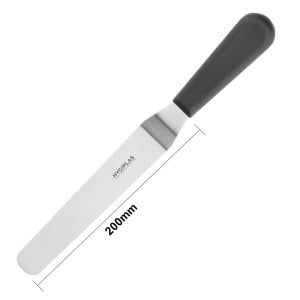 Couteau Spatule Coudé En Inox 190Mm - Hygiplas - Fourniresto