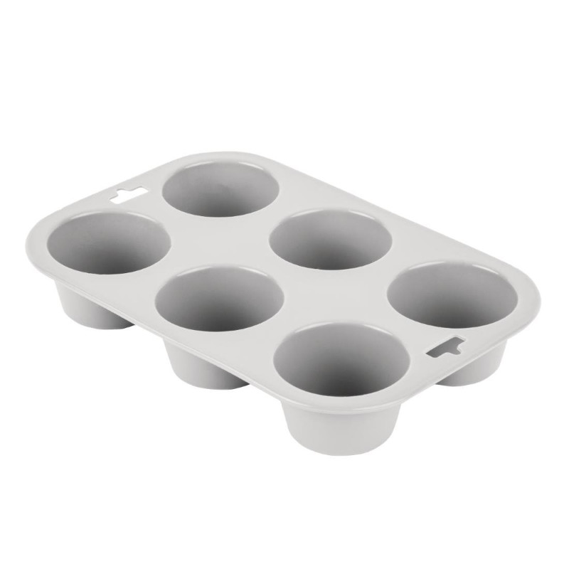 Flexible Silicone 6 Muffin Tray - Vogue - Fourniresto