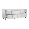 Refrigerated Table Gn 1/1 Ventilated 8 Drawers Series U - 616 L - Polar