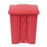 Kitchen Pedal Bin Red 65L - Jantex - Fourniresto