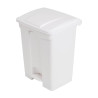 Poubelle de Cuisine à Pédale Blanche 65L - Jantex - Fourniresto