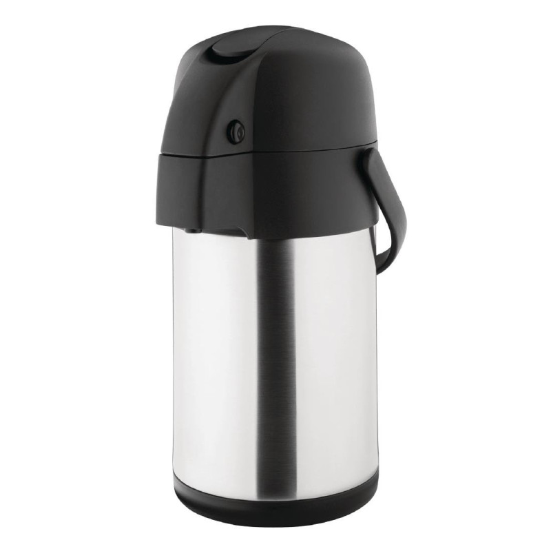 Double-Walled Stainless Steel Lever Jug 2.5L - Olympia