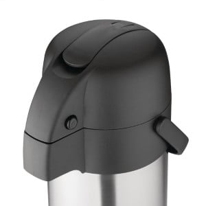 Double-Walled Stainless Steel Lever Jug 2.5L - Olympia