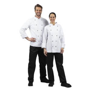 Λευκός Σεφ Στολή Κοντομάνικη Σε Μέγεθος XL - Whites Chefs Clothing - Fourniresto