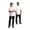 Veste De Cuisine Mixte Chicago Manches Courtes Blanche Taille S - Whites Chefs Clothing - Fourniresto