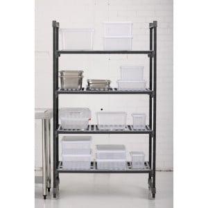 Unité De 4 Étagères À Clairevoie- L 1070 x P 610mm - Cambro