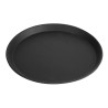 Plateau de Service Rond Fibre de Verre Antidérapant Camtread Noir Ø 280mm  - Cambro - Fourniresto