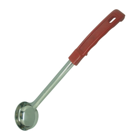 Stainless Steel Ladle - Red - 60ml - FourniResto