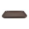 Brown Plastic Fast Food Tray - Olympia KRISTALLON - Fourniresto