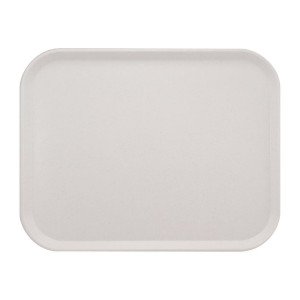 America 460x360mm speckled grey polyester serving tray - Roltex - Fourniresto