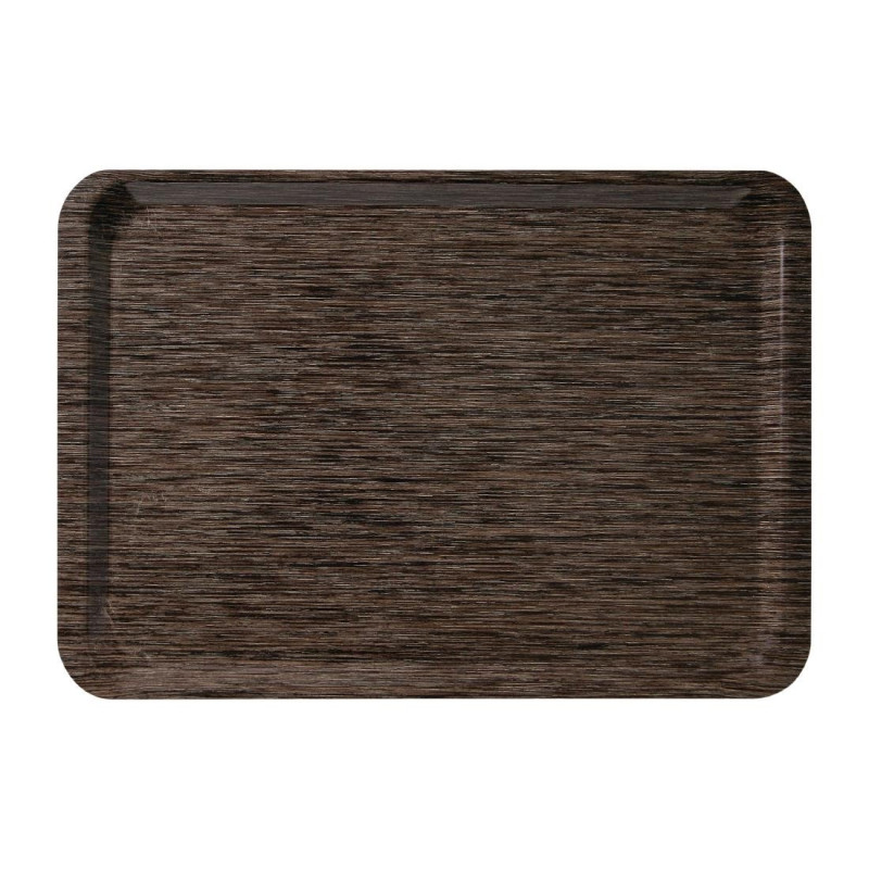 Melamine Euronorm 530x370mm Service Tray Wenge - Roltex - Fourniresto