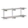 Perforated Stainless Steel Wall Shelf - W 1500 x D 400mm - Gastro M