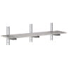 Perforated Stainless Steel Wall Shelf - L 1600mm x 400mm - Gastro M