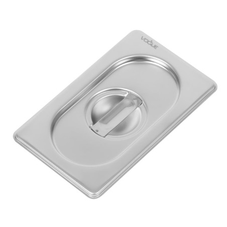 Stainless Steel Lid - GN 1/9 - Vogue - Fourniresto